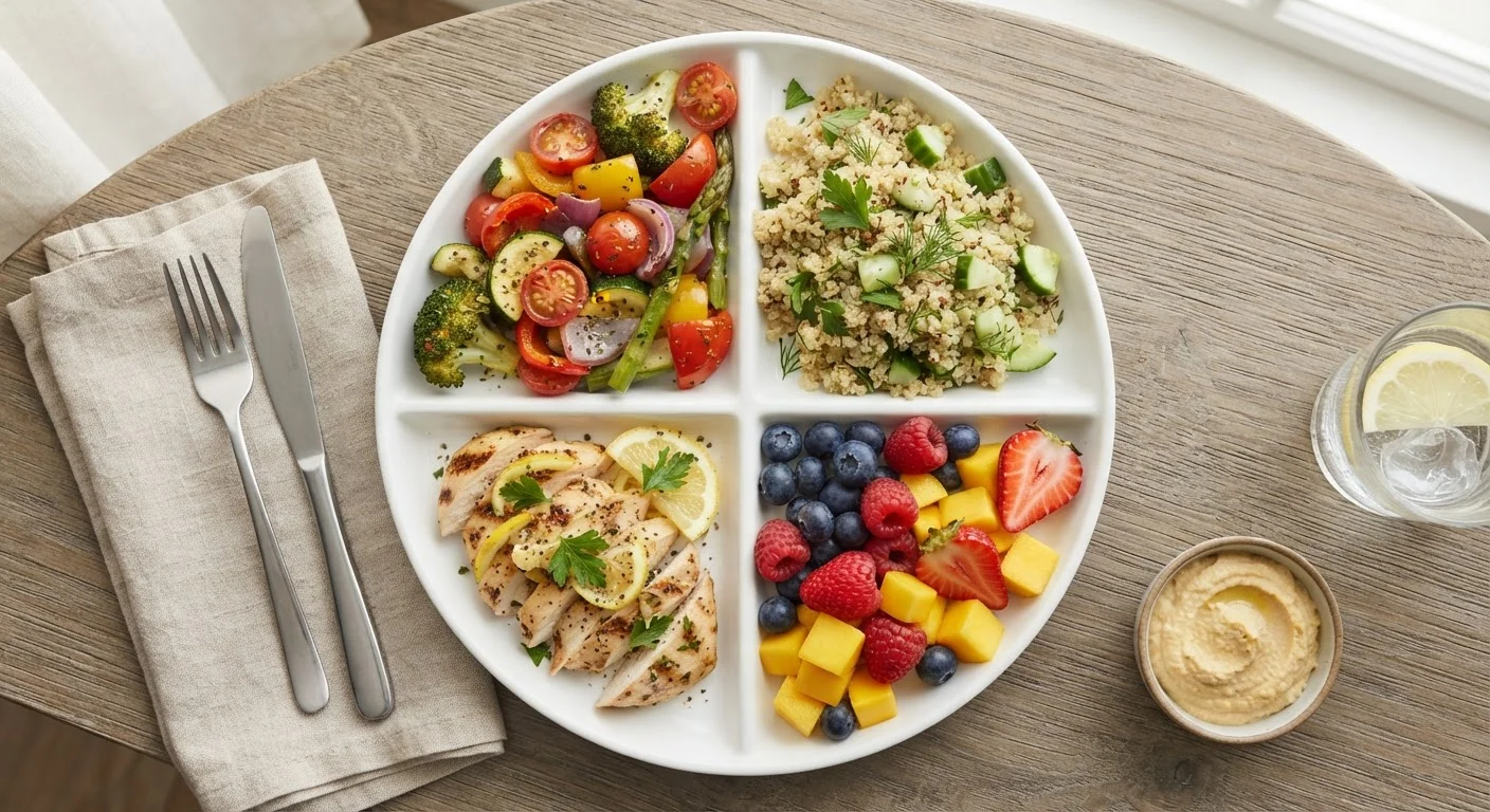 Building a Balanced Plate: Proportions, Food Groups, and Practical Flexibility