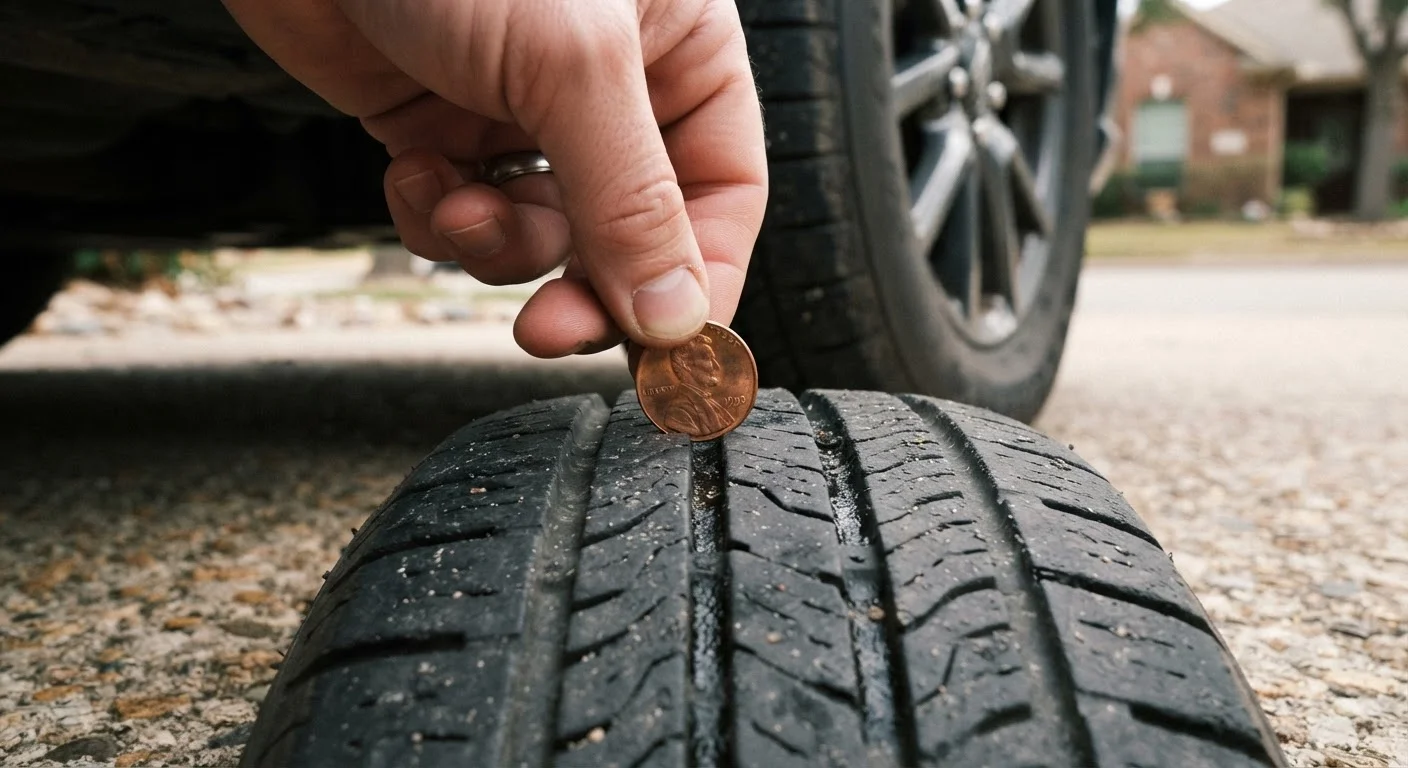 Checking Your Own Tire Tread Depth at Home