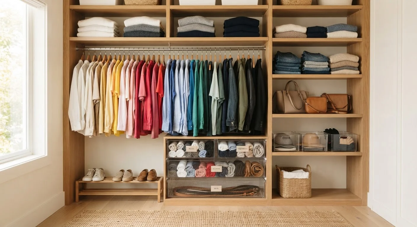 Closet Organization Methods Compared: KonMari, FIFO, and Zone Systems
