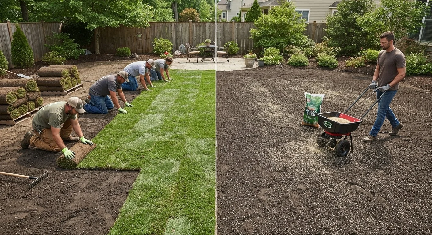 Grass Seed vs. Sod: Which Approach Makes Sense for Your Yard?