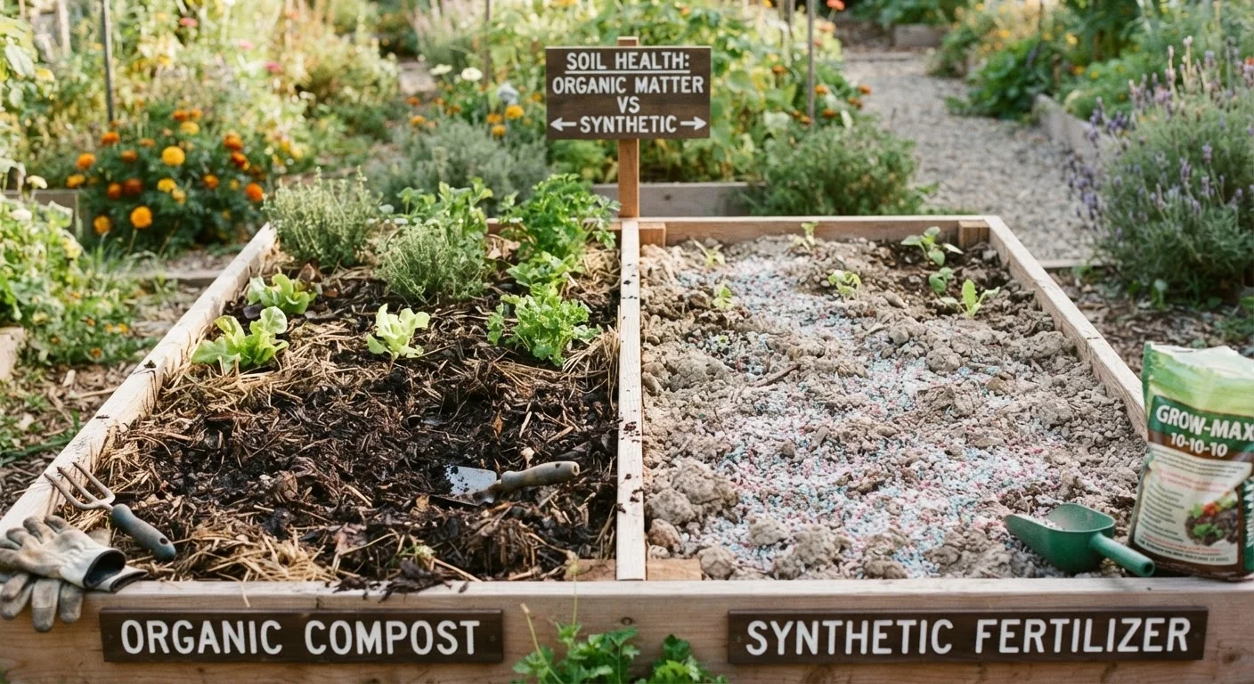 Organic Fertilizers vs. Synthetic Fertilizers: What Feeds Your Garden Differently
