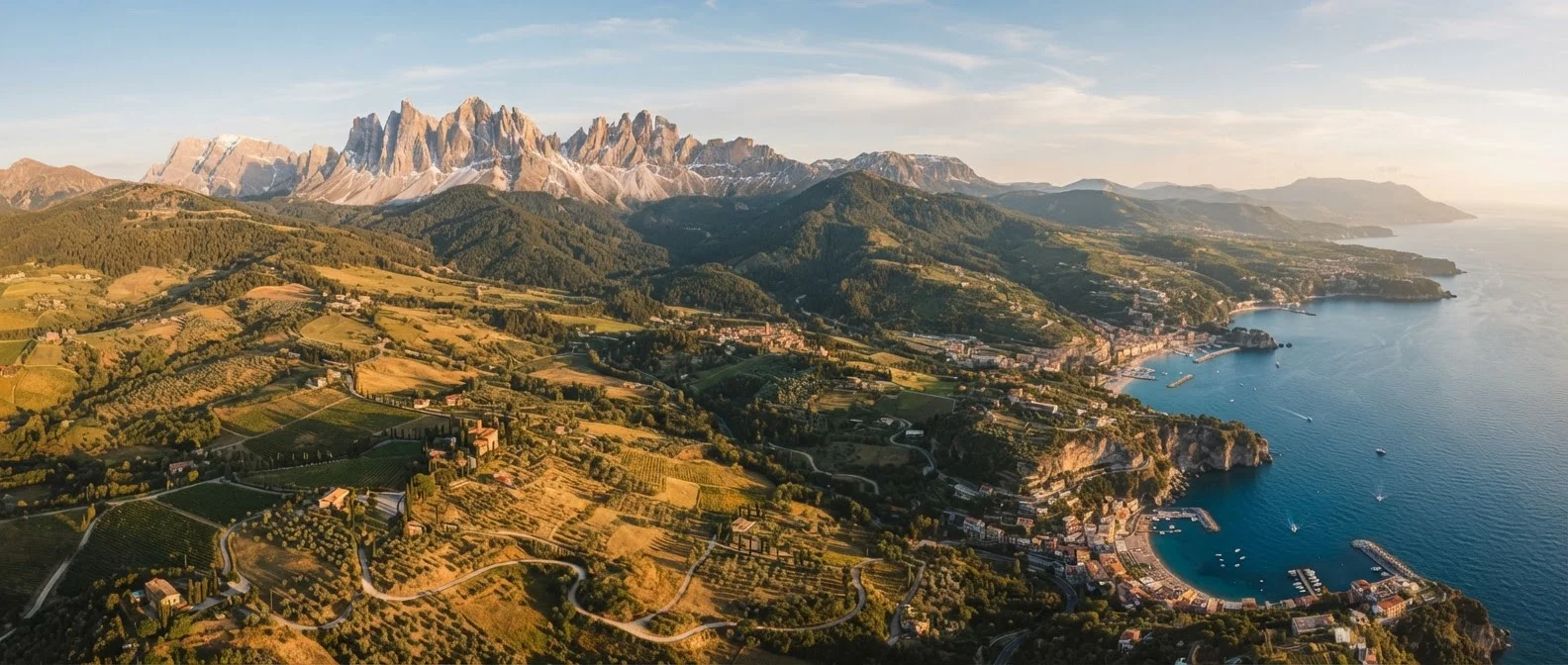 The Geography of Italy's Regions and Why It Shapes Every Trip Differently