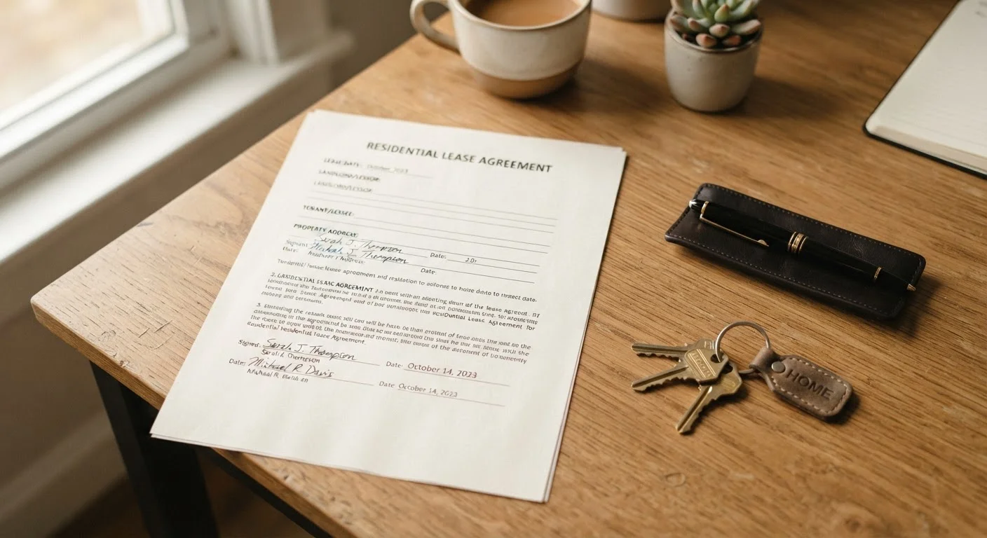 What a Standard Residential Lease Actually Says