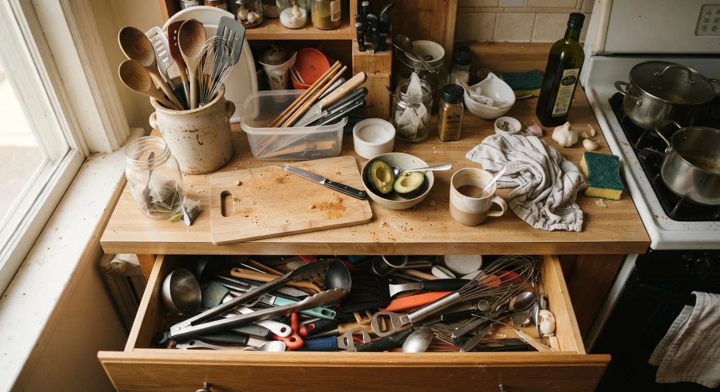 Why Your Kitchen Keeps Getting Disorganized (And What's Actually Going On)